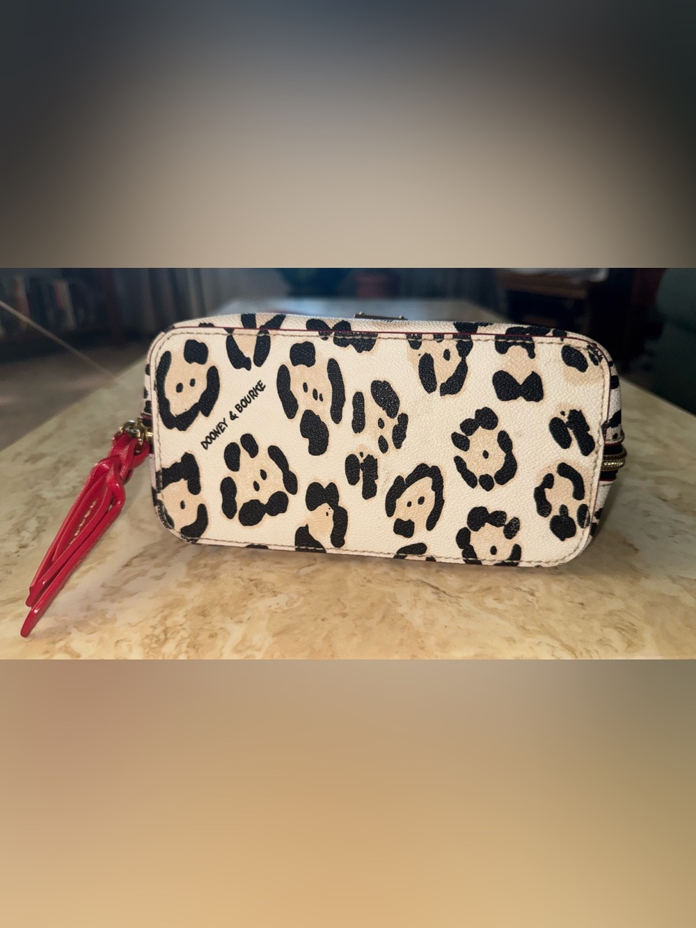 Dooney & Bourke Red Leopard Crossbody - Picture 7 of 14